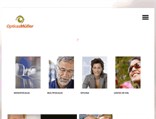 Tablet Screenshot of opticasmuller.cl